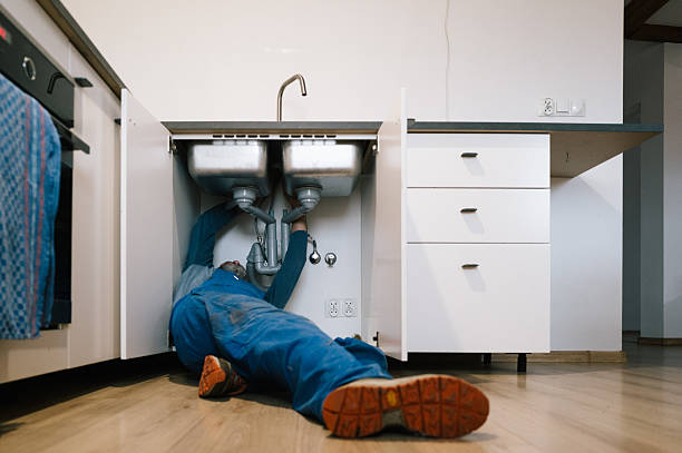 Professional Plumbing technician working in Millstadt, IL